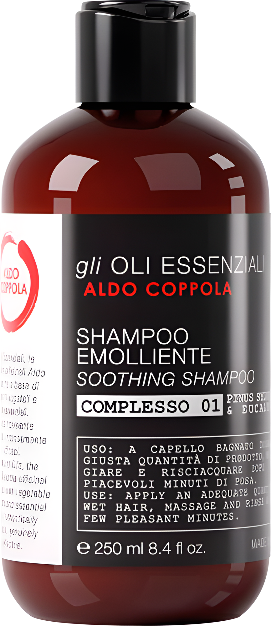 Aldo Coppola Шампунь успокаивающий с эвкалиптом и сосной Soothing Shampoo 200g