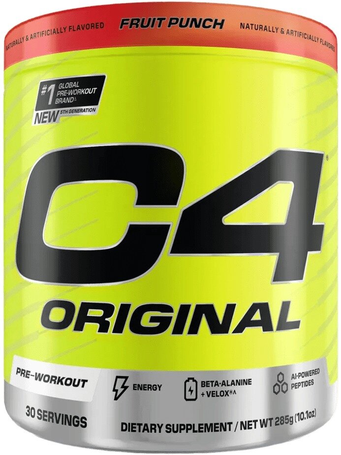 Предтреник в порошке Cellucor C4 Pre-Workout 285 г, Фруктовый пунш