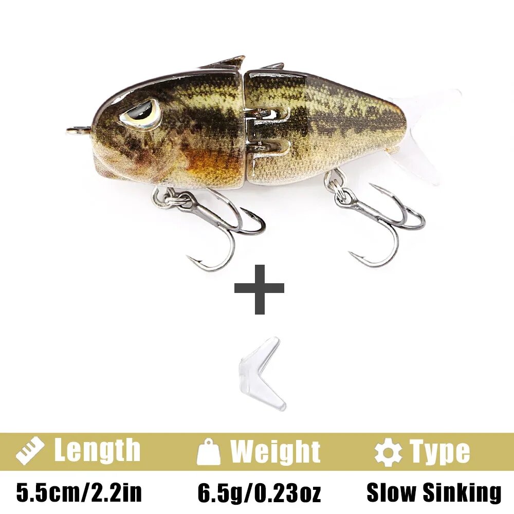 B&U GLIDE 55 мм JERKBAIT медленно тонущая приманка для рыбалки yellow