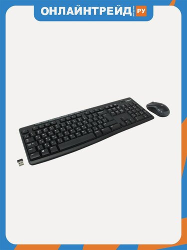 Изображение товара Комплект с беспроводной мышью и клавиатурой Logitech MK270 Desktop (920-004518)