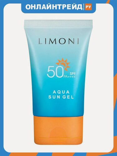 Изображение товара Солнцезащитный крем-гель Limoni SPF 50+РА++++ Aqua Sun Gel, 50 мл