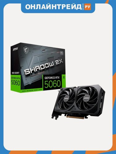 Изображение товара Видеокарта Msi GeForce RTX 5060 SHADOW 2X OC 8G