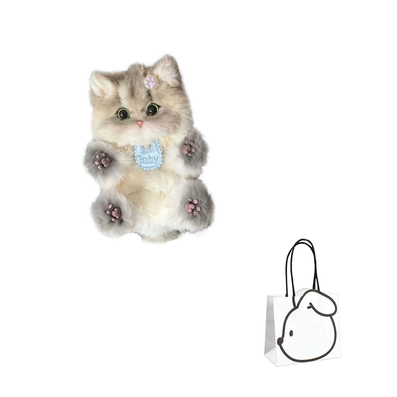 Игрушка унисекс HUHUXIONG [DIY]Gray Gold Kitten