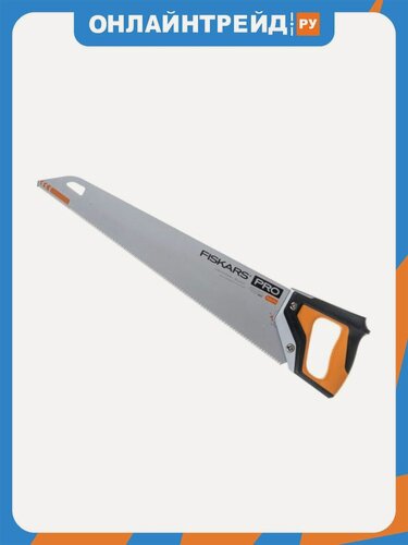 Изображение товара Ножовка Fiskars по дереву PowerTooth 500мм 9 зубьев на дюйм (1062919)