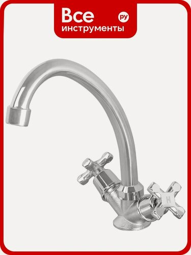 Изображение товара Смеситель для кухни вентильный ECONOCE (тип I), серия 600 EC0607, двухзахватный