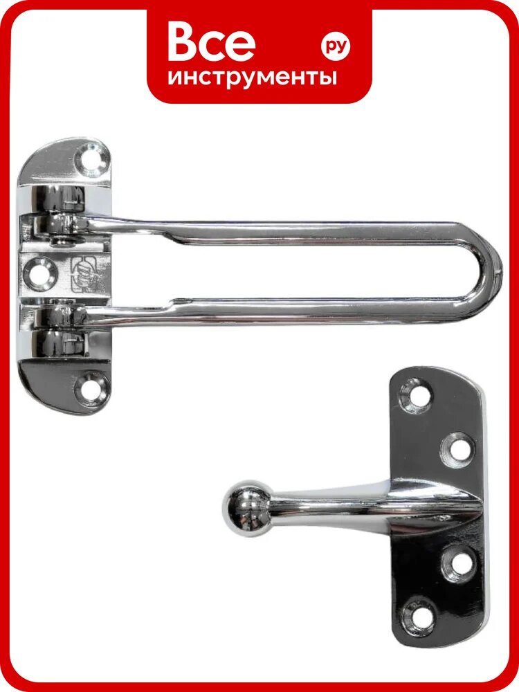 Блокиратор открывания двери Doorlock DL CH01/108/CP полированный хром, открывание внутрь