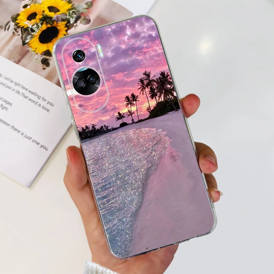 Чехол Honor 90 Lite, цвет 354, с рисунком
