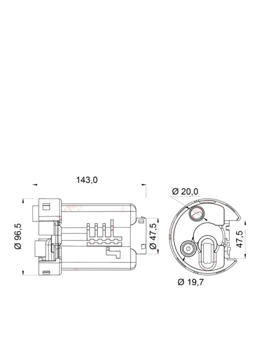 Топливный фильтр TOYOTA PLATZ / VITZ / YARIS I 1.0 / 1.5