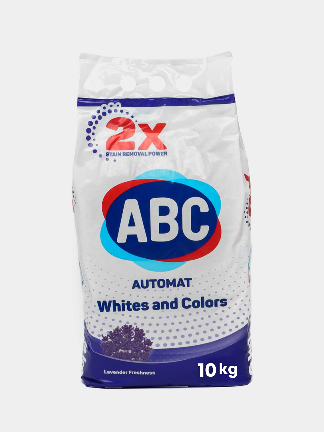 Стиральный порошок автомат, для цветного и белого белья, ABC "Lavender Freshness", 10 кг