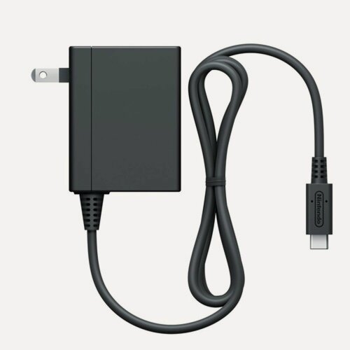 Изображение товара Зарядное устройство MyPds для Nintendo Switch с USB-C и переходником на русскую розетку