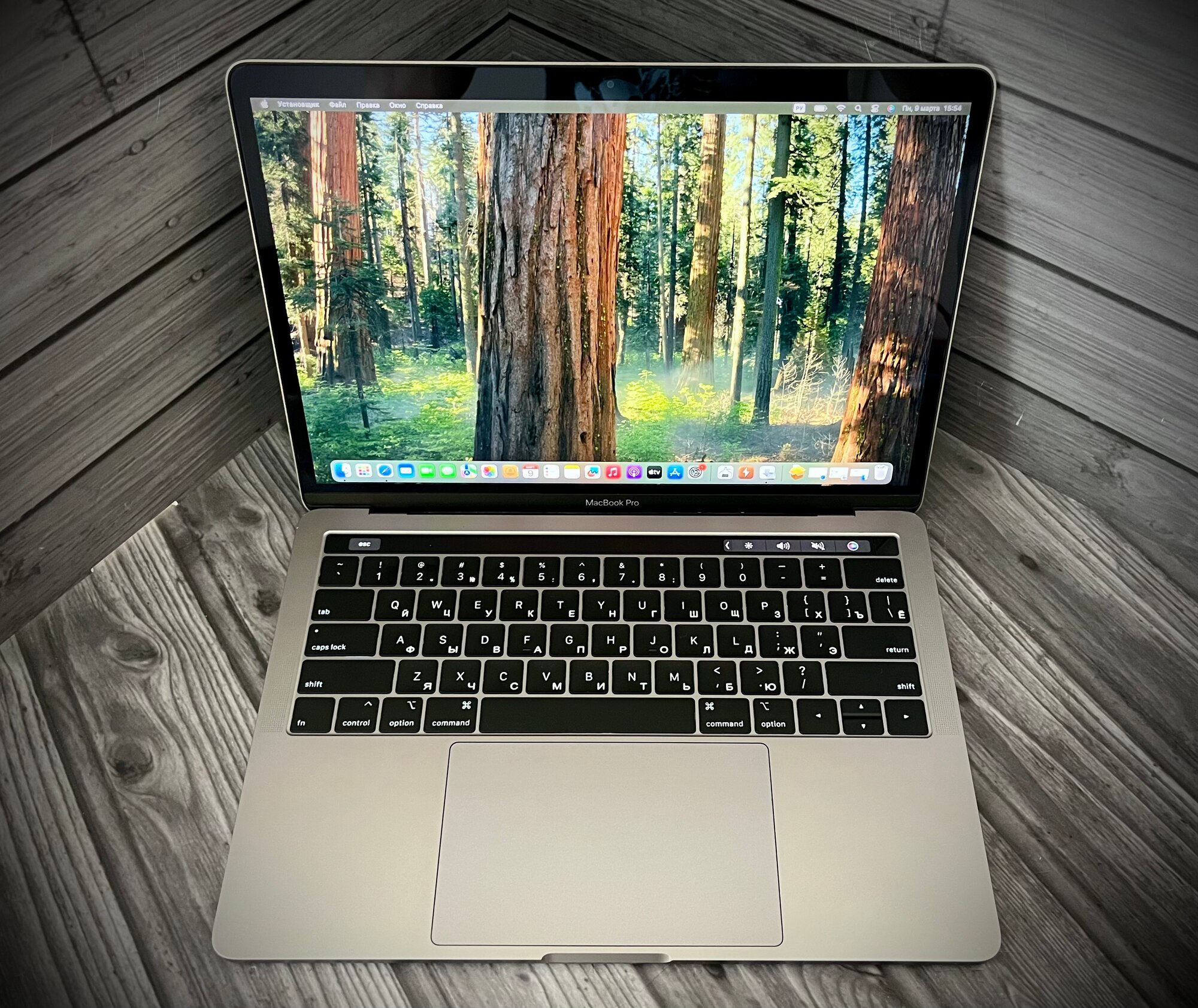 Ноутбук Apple Macbook Pro 13 2018 Touch Bar 2560x1600 i5 2.3 ГГц, RAM 8ГБ, SSD 256ГБ, серый космос, macOS
