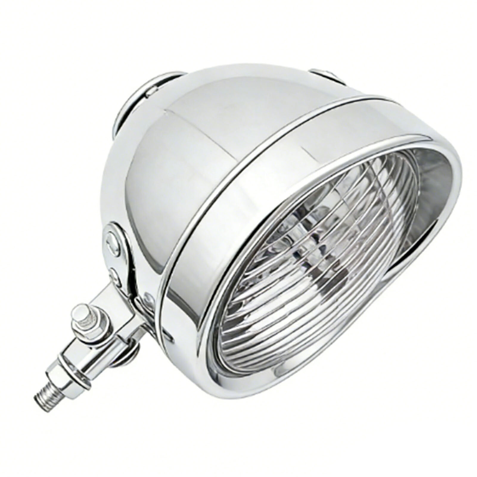 Мотоциклетный фара с металлическим корпусом, водонепроницаемый, 9-12V, с двумя режимами, для ретро мотоциклов