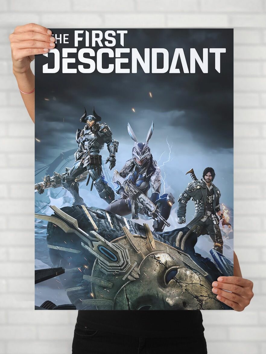 Плакат на стену для интерьера Зе Ферст Десендент (The First Descendant 1) - Постер по игре формата A1 (61x84 см)