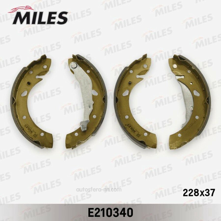 MILES E210340 Колодки барабанные (TOYOTA AVENSIS 1.6-2.0 97-03) (TRW GS8632) E210340