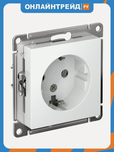 Изображение товара Розетка Systeme Electric (schneider Electric) AtlasDesign с заземл. 16А механизм лотос, ATN001343