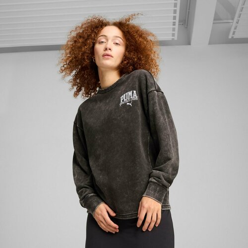 фото Свитшот puma class comfort crew, размер l, , черный