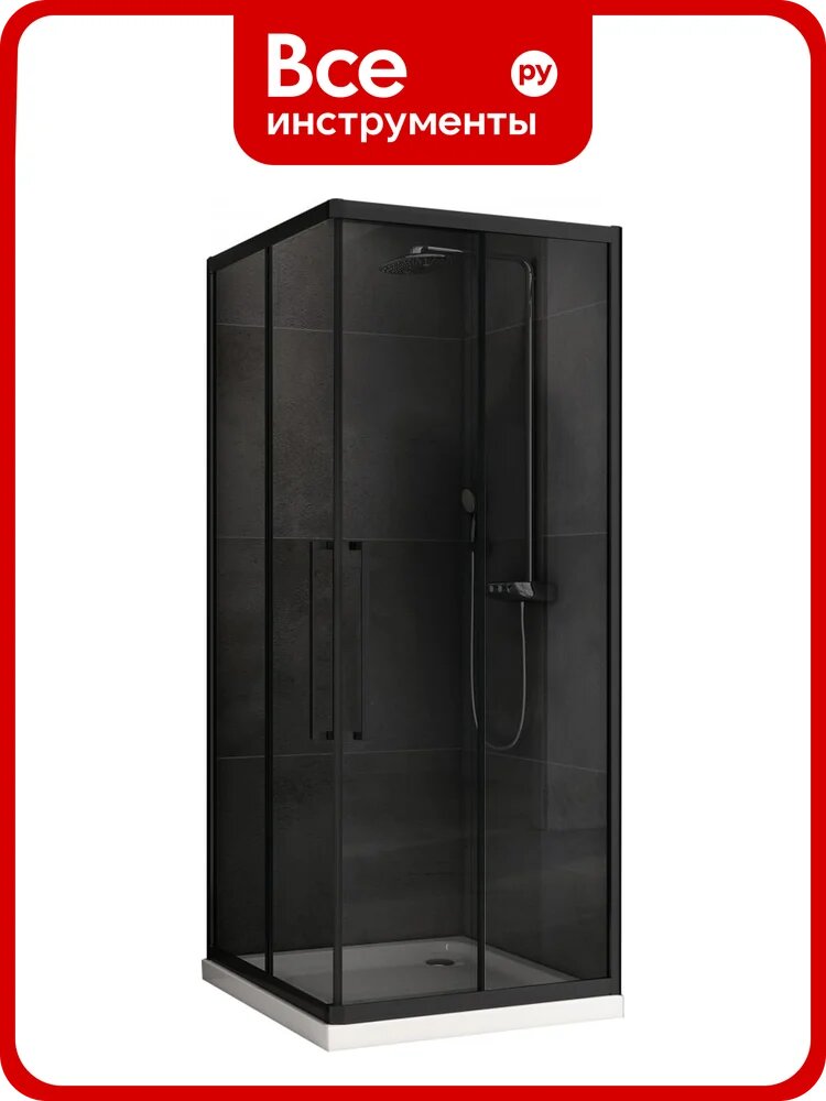 Душевой уголок ABBER Schwarzer Diamant AG02080BDTH