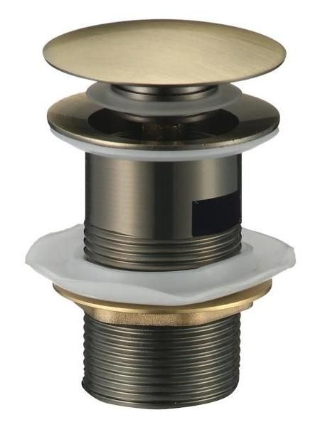 Savol S-XS001C Донный клапан с переливом, цвет бронза