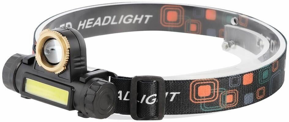 Фонарь налобный (SBF-HL038) SBF-HL038 черный