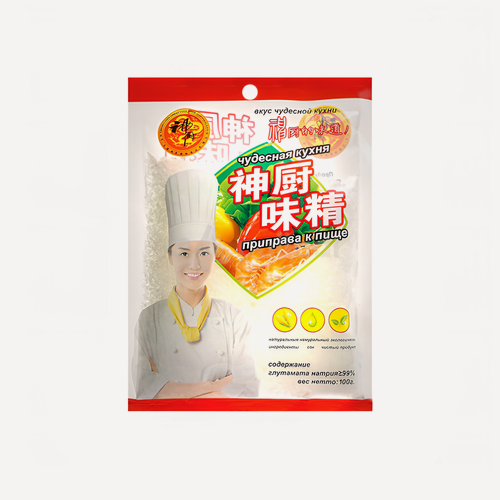 Изображение товара Приправа глутамат натрия 100 г для азиатских блюд, универсальная