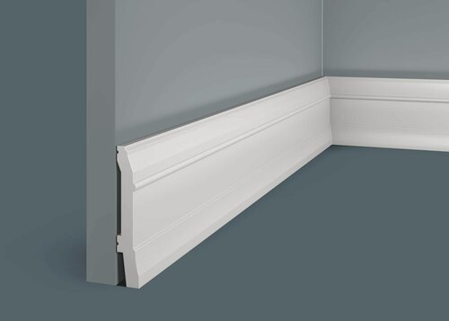 Изображение товара Плинтус 14 шт. PX020, 85х15х2000мм, Экополимер Cosca Decor