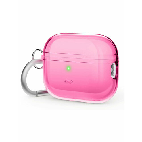 фото Elago для airpods pro 2 чехол clear hang case neon hot pink