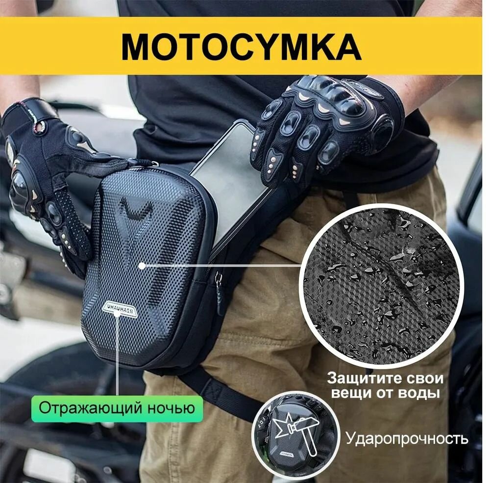 Мотосумка для мотоцикла на руль