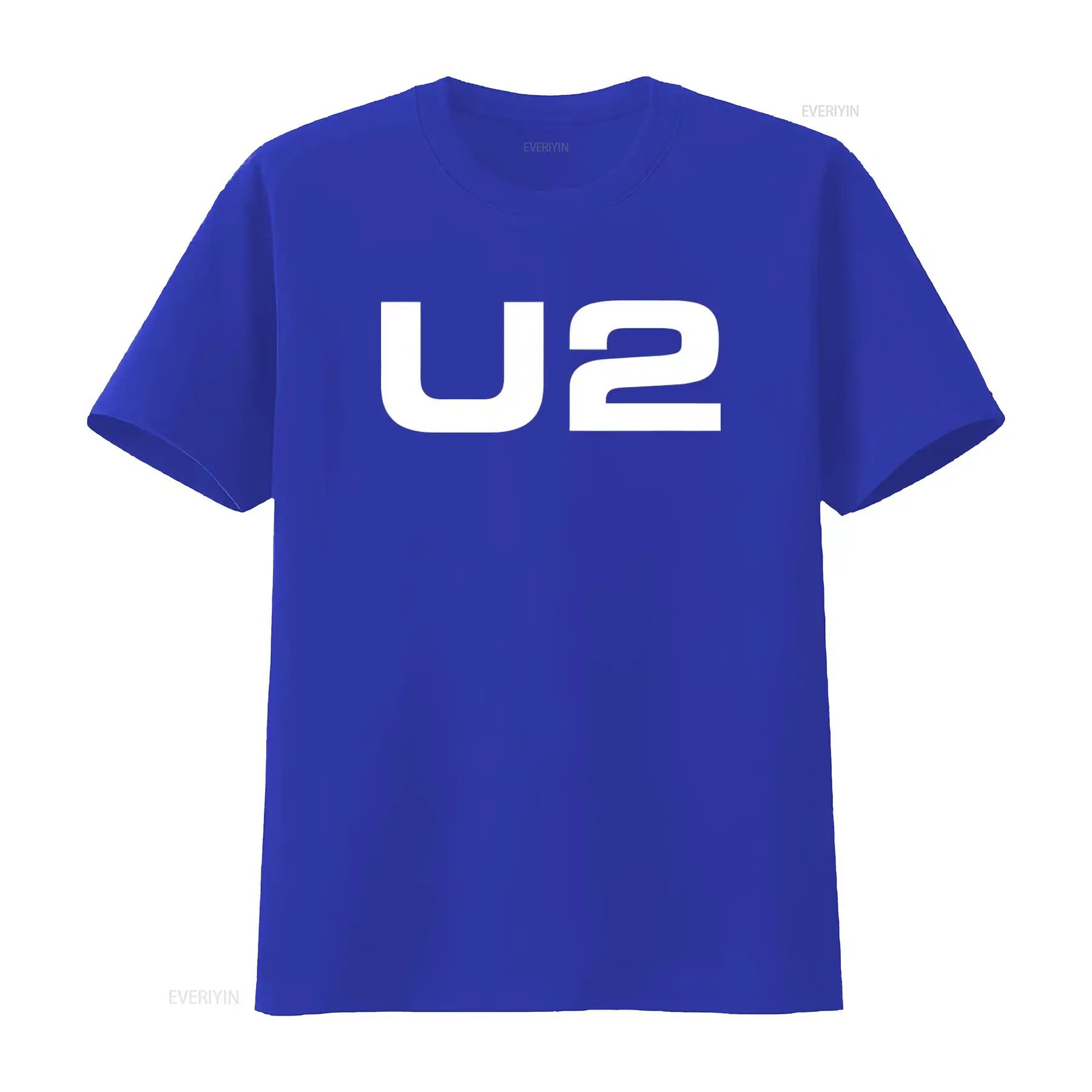 Футболка U2 белая с чёрными вставками