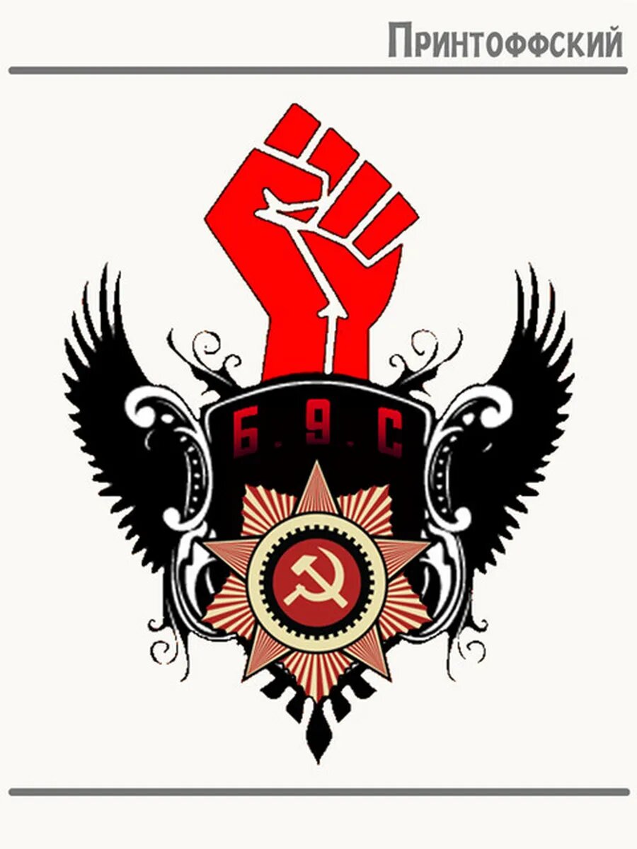 Термонаклейка для одежды и аксессуаров DTF-печать Ссср Винтаж Ретро Партия