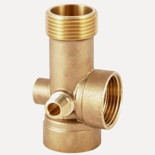 Изображение товара Штуцер 5-ти выводной Jemix TBC3-5 WAYS 1"х1"х1"х1/4"х1/4" для насоса и систем водоснабжения, латунный соединитель
