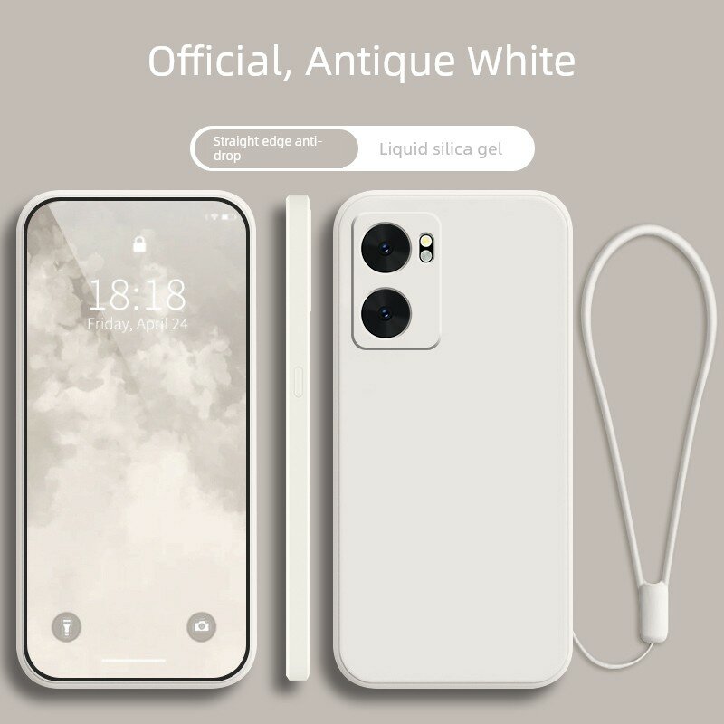 OPPO A56s Антик белый одинарный чехол для смартфона - премиум-защита от царапин