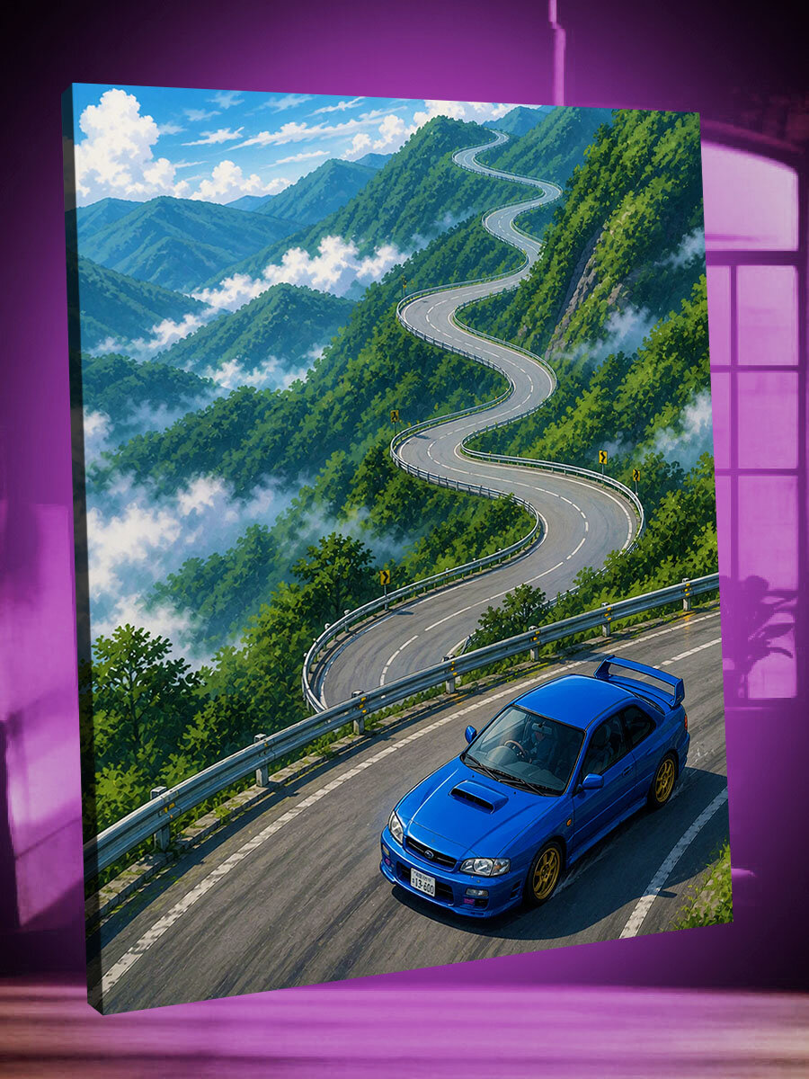 Интерьерная картина Subaru WRX STI GC8