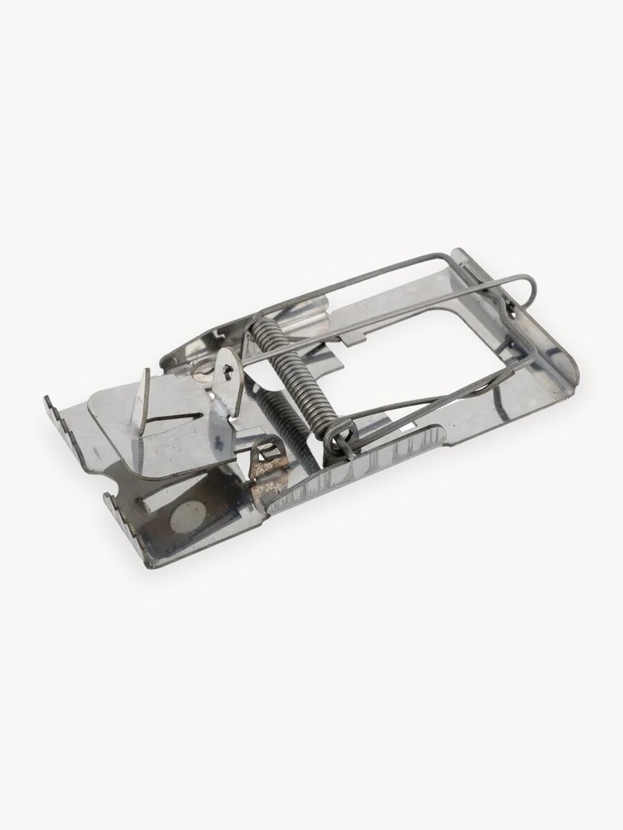 Мышеловка капкан, ловушка для мышей, грызунов, Острозубка, Планета Садовод, Серый, 1 штука