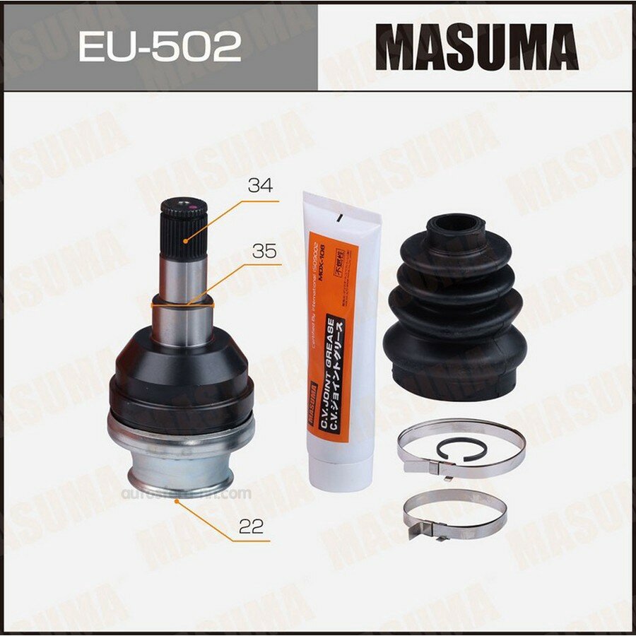 MASUMA EU502 ШРУС 22х35х34
