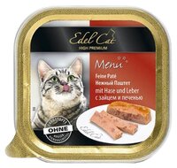 Корм для кошек Edel Cat Паштет с Зайцем и Печенью (0.1 кг) 32 шт. 0.1 кг 32