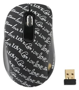 Беспроводная компактная мышь G-CUBE G7BW-60LL Black-White USB