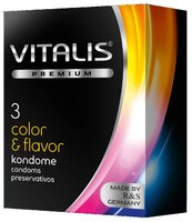 Презервативы VITALIS Color & Flavor 3 шт.