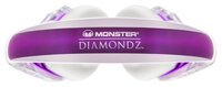 Наушники Monster DiamondZ chrome white