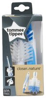 Tommee Tippee Щетка Closer To Nature для мытья бутылочек и сосок, розовый