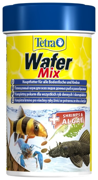 Сухой корм Tetra Wafer Mix для рыб, ракообразных