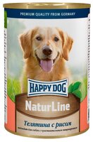 Корм для собак Happy Dog NaturLine для взрослых собак. Телятина с рисом (0.4 кг) 16 шт.