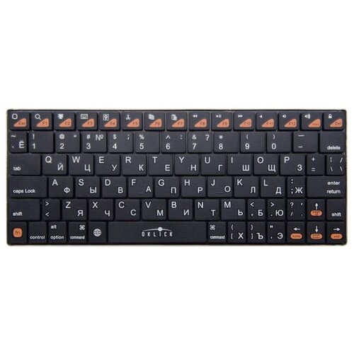 фото Клавиатура OKLICK 840S Wireless Keyboard Black Bluetooth