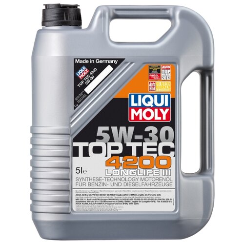 фото Моторное масло LIQUI MOLY Top Tec 4200 5W-30 5 л