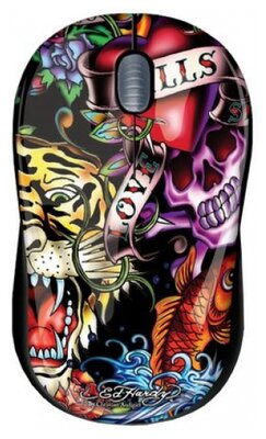 Мышь Ed Hardy Wired mouse Full Color Black USB