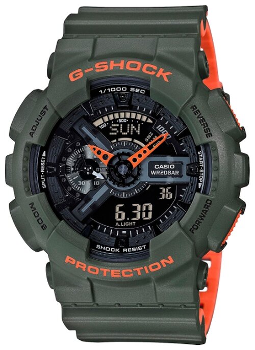 Наручные часы CASIO G-Shock GA-110LN-3A, хаки
