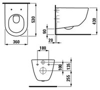 Унитаз LAUFEN Pro 8.2096.4.400.000.1