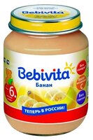 Пюре Bebivita банан (с 6 месяцев) 100 г, 3 шт.