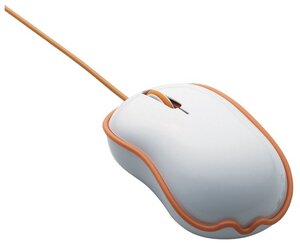 Компактная мышь Elecom RINKAK M-NE1URDR White-Orange USB