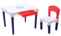 ОГОНЁК Набор мебели для кухни Малыш (С-257) белый/фиолетовый