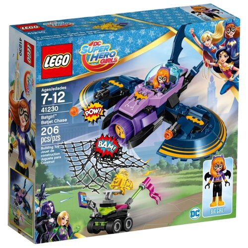 Конструктор LEGO DC Super Hero Girls 41230 Погоня на бэт-джете, 206 дет. конструктор lego dc super hero girls 41233 танк лашины